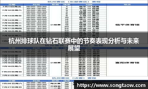 杭州排球队在钻石联赛中的节奏表现分析与未来展望